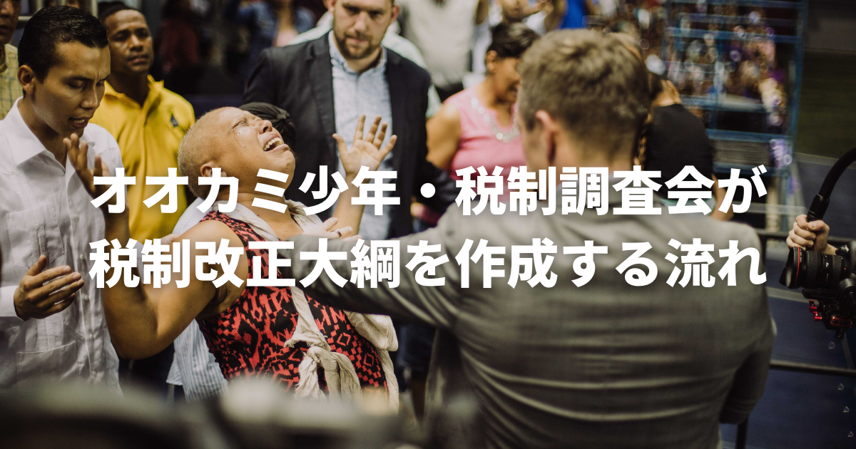 てんむすび税理士事務所｜税務・IT・事業譲渡まで｜大阪市都島区 | 税制調査会が税制改正大綱を作成する流れとオオカミ少年