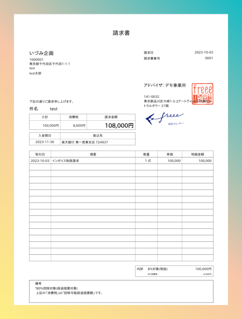 Aki Japan Tax Consultant Office -Simplify Japan Tax- | How to write INVOICE without Invoice Number to place Shouhizei for Sole Proprietor or Corporation